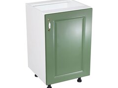 Corp inferior 50 cu 1 usa Zebra MDF Verde drept